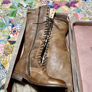 Bed Stu Della Lace-Up Boots 10